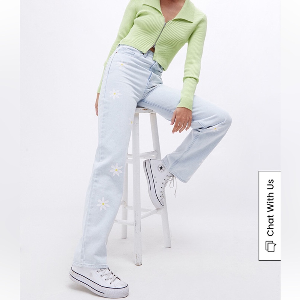 NWOT PacSun Light Denim Daisy Jeans